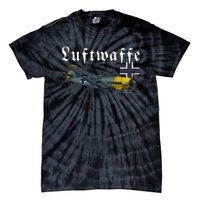 German Warbird I Messerschmitt BF109 I WW2 Airplanes Tie-Dye T-Shirt