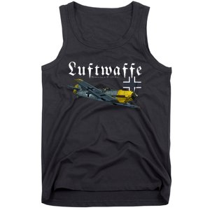 German Warbird I Messerschmitt BF109 I WW2 Airplanes Tank Top