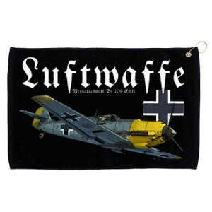 German Warbird I Messerschmitt BF109 I WW2 Airplanes Grommeted Golf Towel