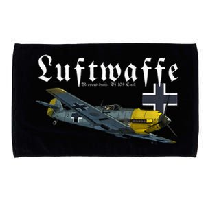 German Warbird I Messerschmitt BF109 I WW2 Airplanes Microfiber Hand Towel