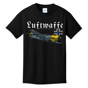 German Warbird I Messerschmitt BF109 I WW2 Airplanes Kids T-Shirt