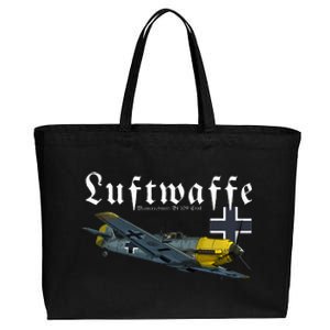 German Warbird I Messerschmitt BF109 I WW2 Airplanes Cotton Canvas Jumbo Tote