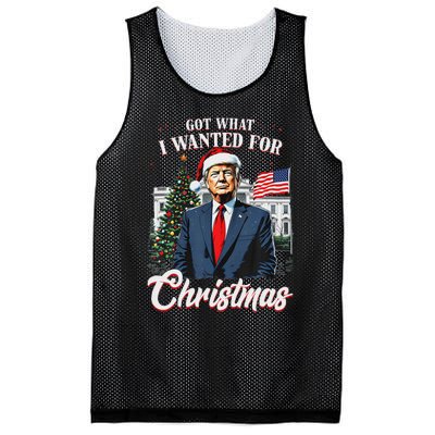 Got What I Wanted For Christmas Trump 2024 Mesh Reversible Basketball Jersey Tank