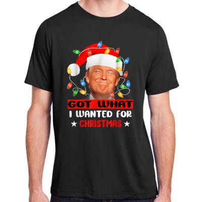 Got What I Wanted For Christmas Trump Xmas Pajamas 2024 Adult ChromaSoft Performance T-Shirt