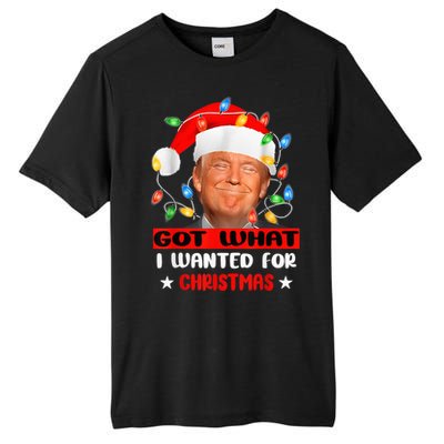 Got What I Wanted For Christmas Trump Xmas Pajamas 2024 Tall Fusion ChromaSoft Performance T-Shirt