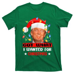 Got What I Wanted For Christmas Trump Xmas Pajamas 2024 T-Shirt