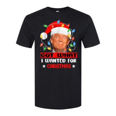 Got What I Wanted For Christmas Trump Xmas Pajamas 2024 Softstyle CVC T-Shirt