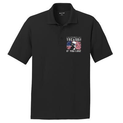 George Washington ItS Only Treason If You Lose 4th Of July PosiCharge RacerMesh Polo