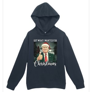 Got What I Wanted For Christmas Santa Trump Won 2024 Urban Pullover Hoodie