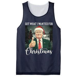 Got What I Wanted For Christmas Santa Trump Won 2024 Mesh Reversible Basketball Jersey Tank