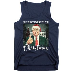 Got What I Wanted For Christmas Santa Trump Won 2024 Tank Top