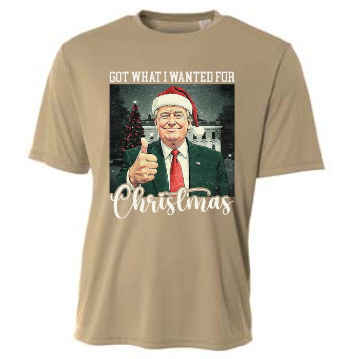 Got What I Wanted For Christmas Santa Trump Won 2024 Cooling Performance Crew T-Shirt