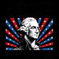 George Washington ItS Only Treason If You Lose 4th Of July 16oz Travel Tumbler