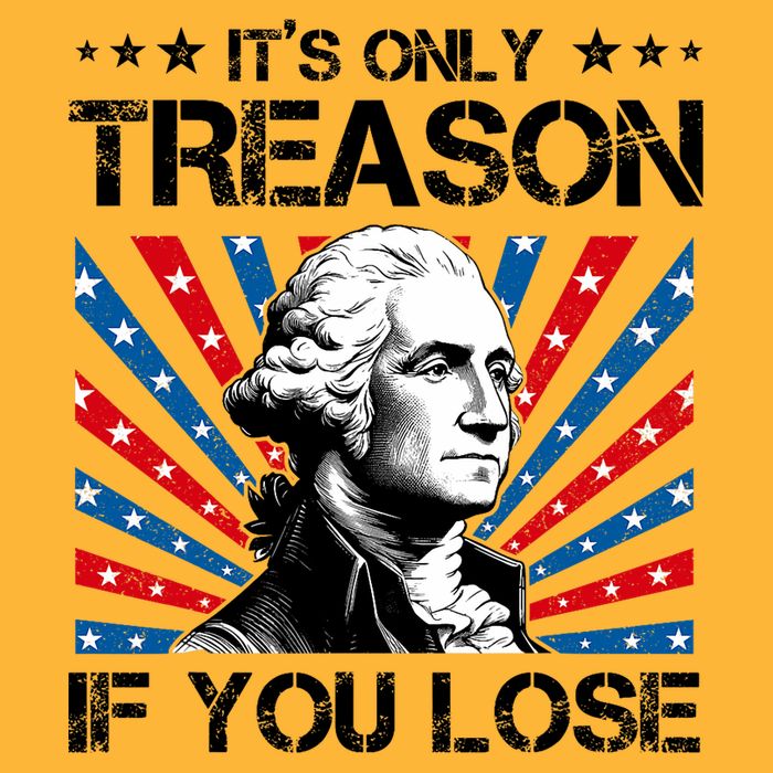 George Washington ItS Only Treason If You Lose 4th Of July Sustainable Knit Beanie
