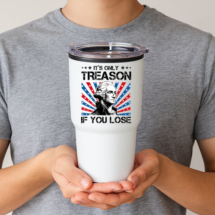 George Washington ItS Only Treason If You Lose 4th Of July Tumbler