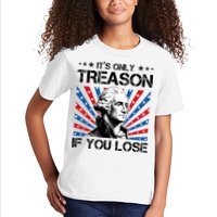 George Washington ItS Only Treason If You Lose 4th Of July Kids T-Shirt