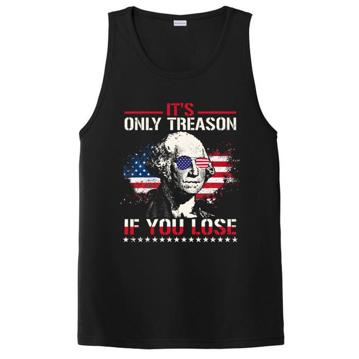 George Washington ItS Only Treason If You Lose PosiCharge Competitor Tank