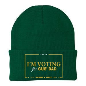 Gus Walz IM Voting For Gus Dad Coach Walz Knit Cap Winter Beanie