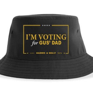 Gus Walz IM Voting For Gus Dad Coach Walz Sustainable Bucket Hat