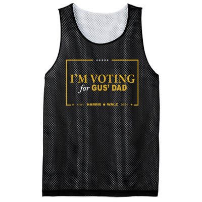 Gus Walz IM Voting For Gus Dad Coach Walz Mesh Reversible Basketball Jersey Tank