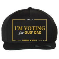 Gus Walz IM Voting For Gus Dad Coach Walz Wool Snapback Cap