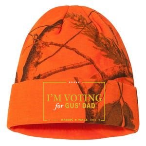 Gus Walz IM Voting For Gus Dad Coach Walz Kati Licensed 12" Camo Beanie