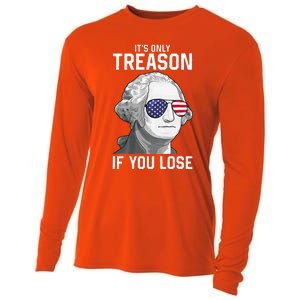 George Washington ItS Only Treason If You Lose Cooling Performance Long Sleeve Crew