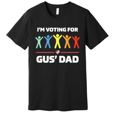 Gus Walz IM Voting For Gus Dad Election Premium T-Shirt