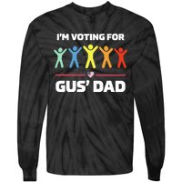 Gus Walz IM Voting For Gus Dad Election Tie-Dye Long Sleeve Shirt