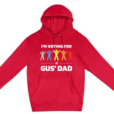 Gus Walz IM Voting For Gus Dad Election Premium Pullover Hoodie