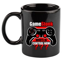 Gamestonk Who’s In Control Now Gamestick Stop Game Stonk Gme Cool Gift 11oz C Handle Ceramic Mug