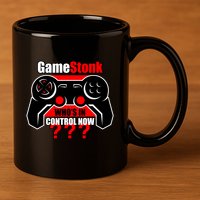 Gamestonk Who’s In Control Now Gamestick Stop Game Stonk Gme Cool Gift 11oz C Handle Ceramic Mug