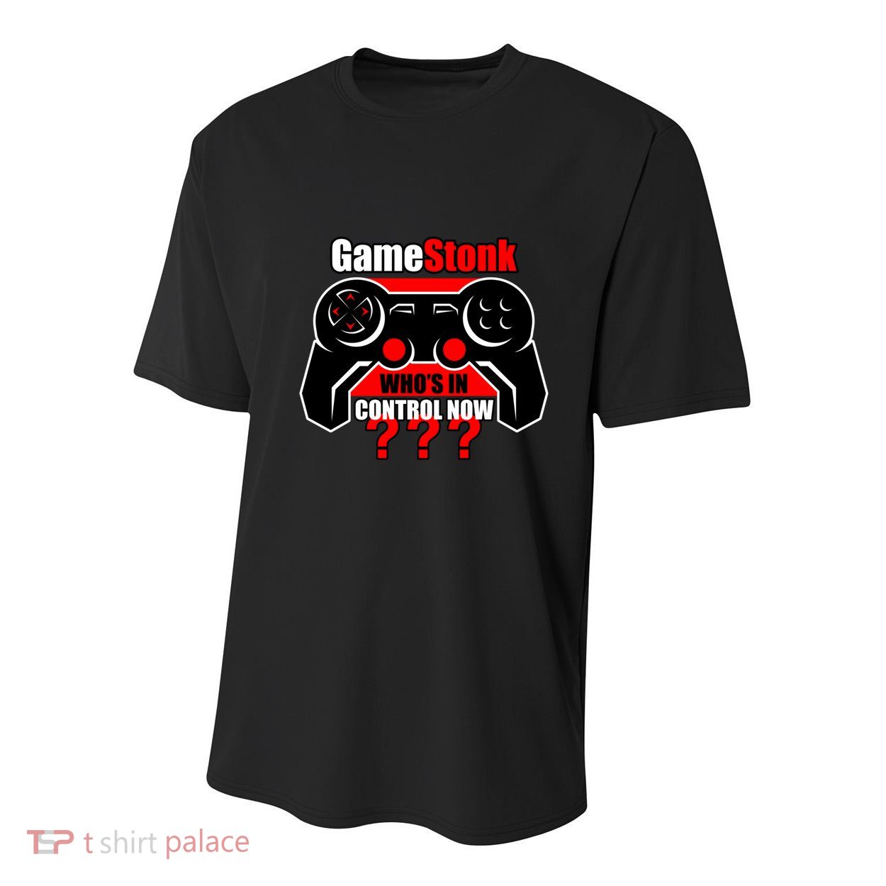 Gamestonk Who’s In Control Now Gamestick Stop Game Stonk Gme Cool Gift Youth Performance Sprint T-Shirt