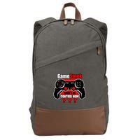 Gamestonk Who’s In Control Now Gamestick Stop Game Stonk Gme Cool Gift Cotton Canvas Backpack