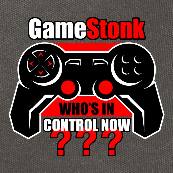 Gamestonk Who’s In Control Now Gamestick Stop Game Stonk Gme Cool Gift Cotton Canvas Backpack