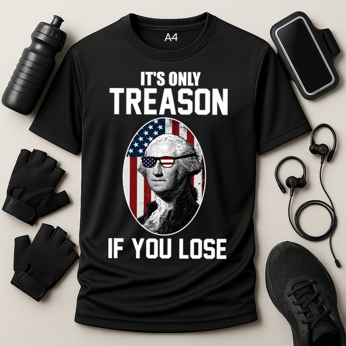 George Washington It's Only Treason If You Lose Cooling Performance Crew T-Shirt