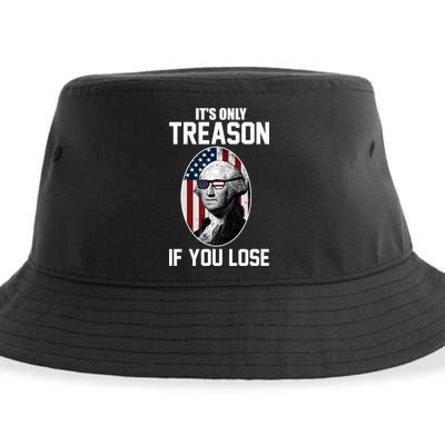 George Washington It's Only Treason If You Lose Sustainable Bucket Hat