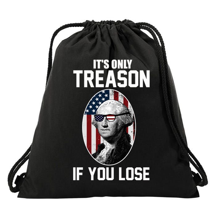 George Washington It's Only Treason If You Lose Drawstring Bag