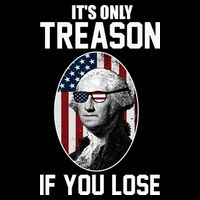 George Washington It's Only Treason If You Lose Drawstring Bag