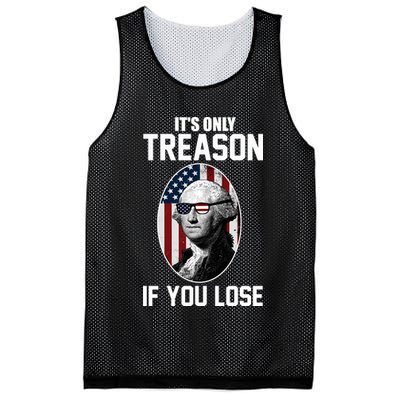 George Washington It's Only Treason If You Lose Mesh Reversible Basketball Jersey Tank