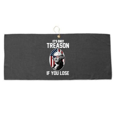 George Washington It's Only Treason If You Lose Large Microfiber Waffle Golf Towel