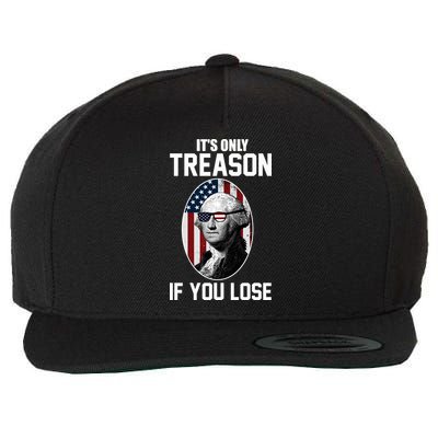 George Washington It's Only Treason If You Lose Wool Snapback Cap