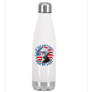 George Washington If You Ain't First You're Last Stainless Steel Insulated Water Bottle