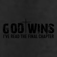 God Wins IVe Read The Final Chapter Gift Golf Towel