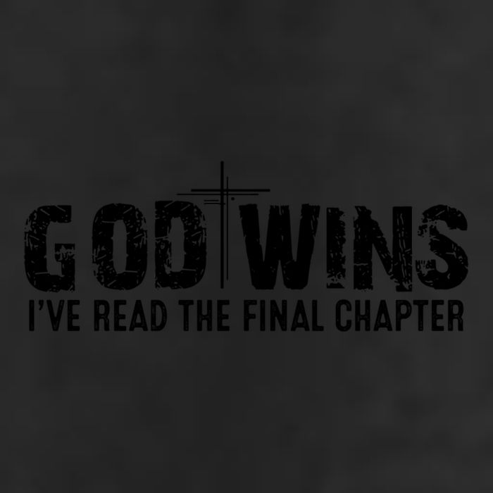 God Wins IVe Read The Final Chapter Gift Golf Towel