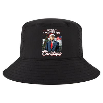 Got What I Wanted For Christmas Trump 2024 Cool Comfort Performance Bucket Hat