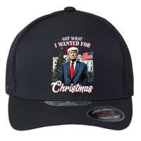 Got What I Wanted For Christmas Trump 2024 Flexfit Unipanel Trucker Cap