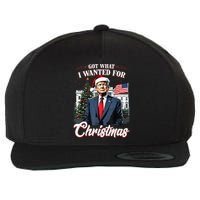 Got What I Wanted For Christmas Trump 2024 Wool Snapback Cap