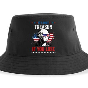 George Washington It's Only Treason If You Lose 4th Of July Sustainable Bucket Hat