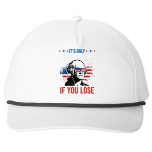 George Washington It's Only Treason If You Lose 4th Of July Snapback Five-Panel Rope Hat